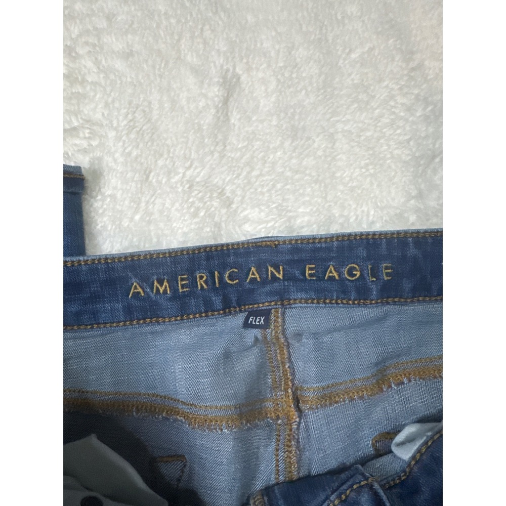 American Eagle Jeans Mens 36x30 Blue Good Flex Straight Leg Denim - Picture 5 of 7